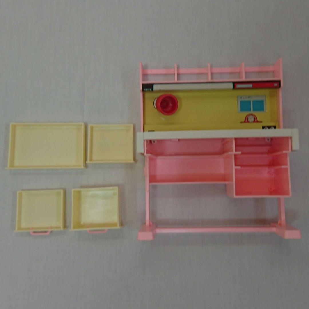 リカちゃん 学習机 白い白い家具セット わたしのおへやシリーズ  家具