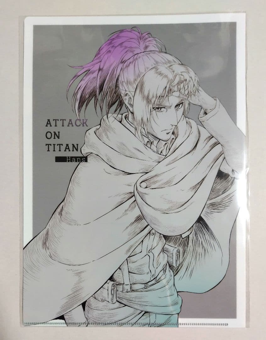 進撃の巨人 WIT STUDIO クリアファイル リヴァイ ハンジ