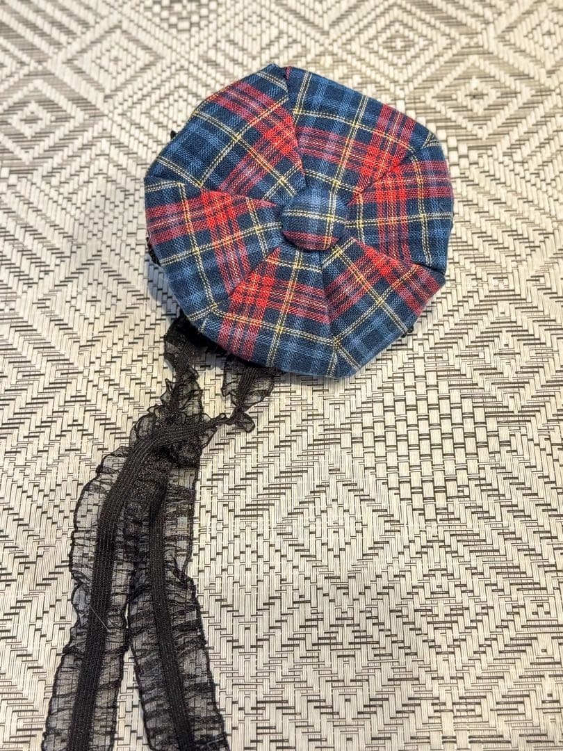 C'estlavee /Vintage Check onepiece 帽子セット