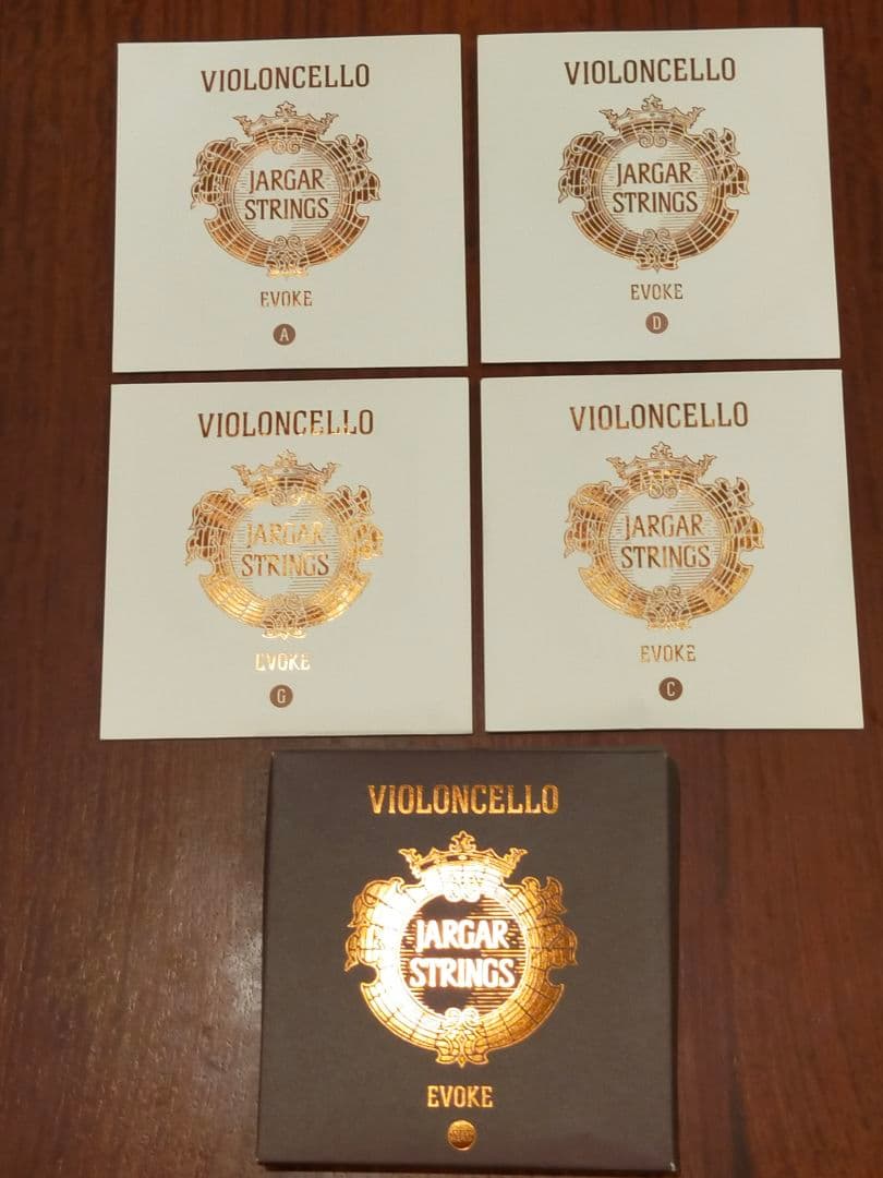 【中古】Jargar Evoke チェロ弦 4本セット
