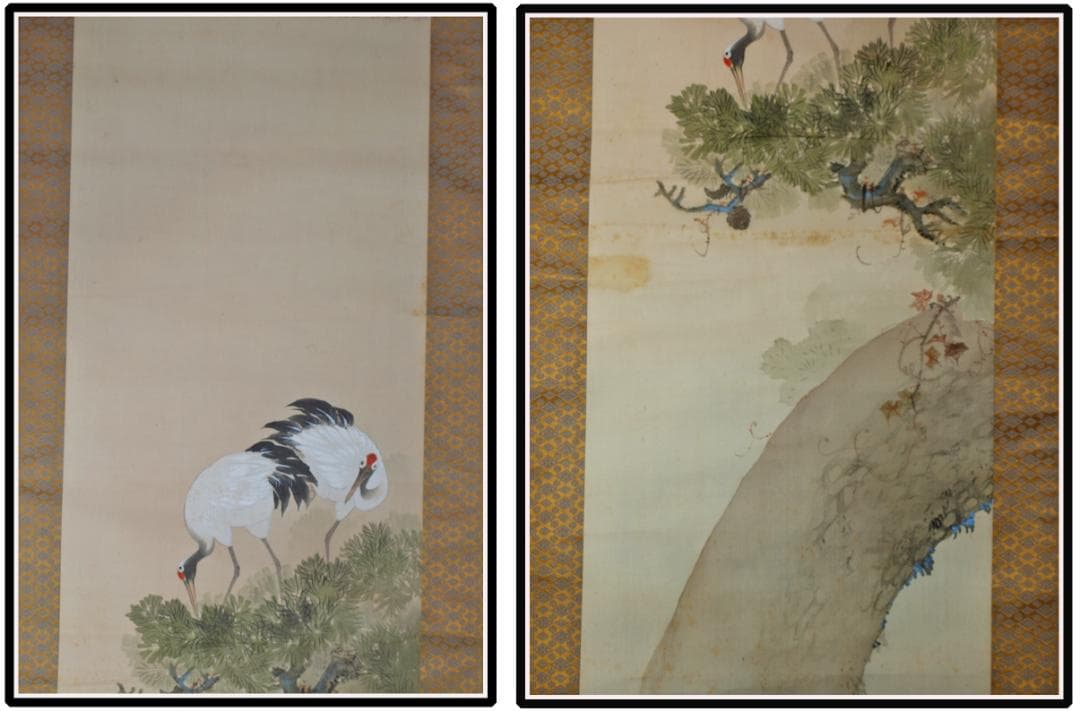 時代の掛軸　風景　肉筆保証　蔵整理不用品処理　日本　中国 X1094C16-9