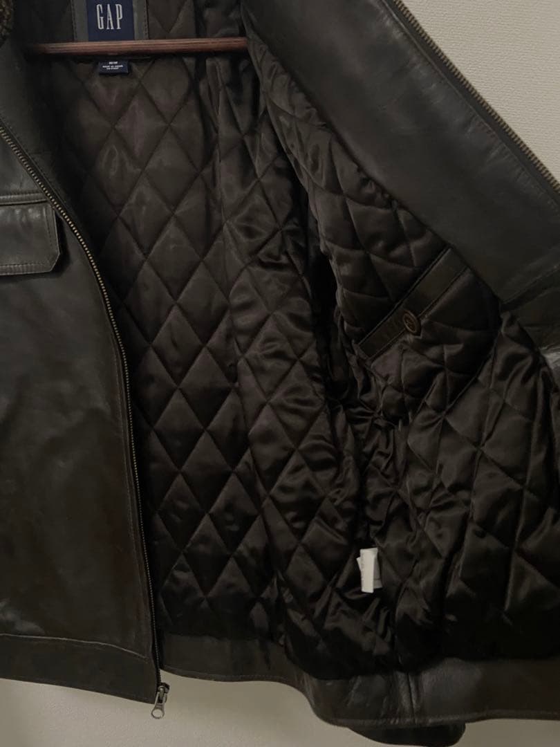 m*a様 OLD GAP オールドギャップ レザージャケット フライト 焦茶　牛