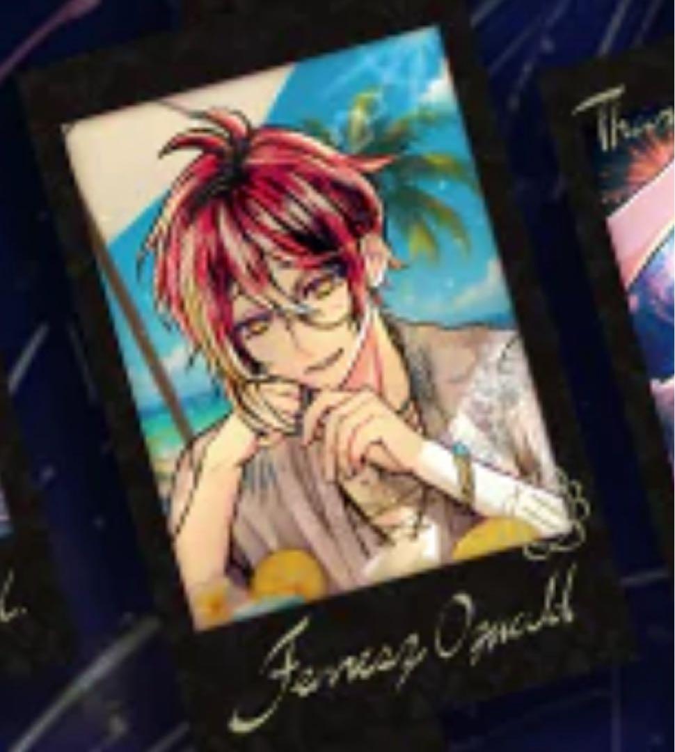 あくねこ 夏の思い出チェキ風カード フェネス・オズワルド