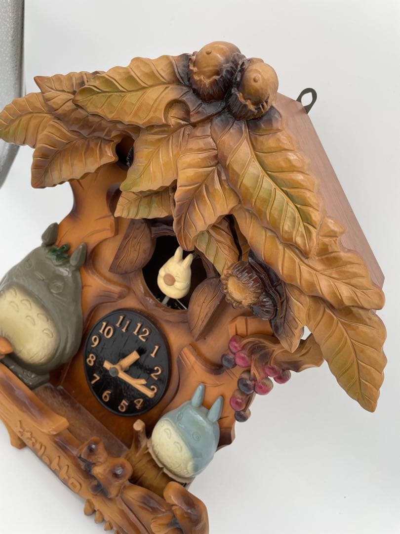 となりのトトロ 壁掛け時計4MJ806RH M1838N PM-15木製ジブリ②