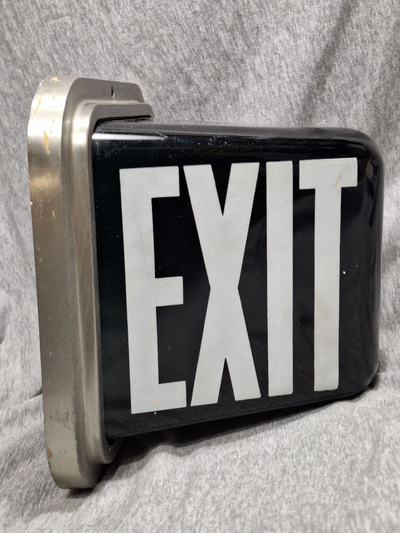 1900's アンティーク ヴィンテージ EXIT ランプ オリジナル アメリカ