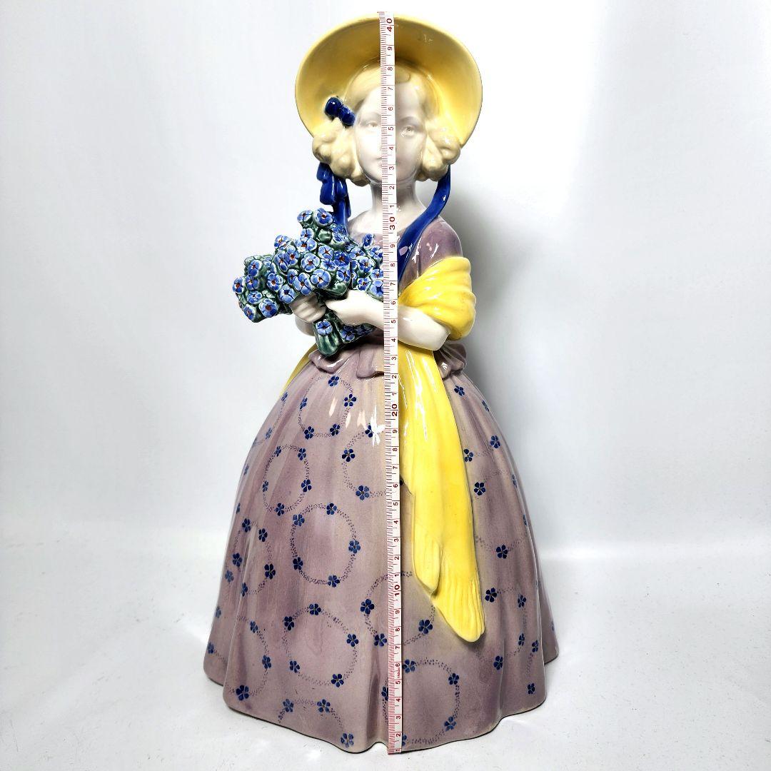 ヴィンテージ 陶磁器 人形 ゴールドシャイダー社製 高さ約40cm