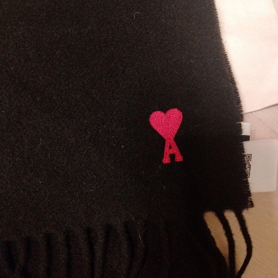 AMI PARIS ハートA ロゴマフラー