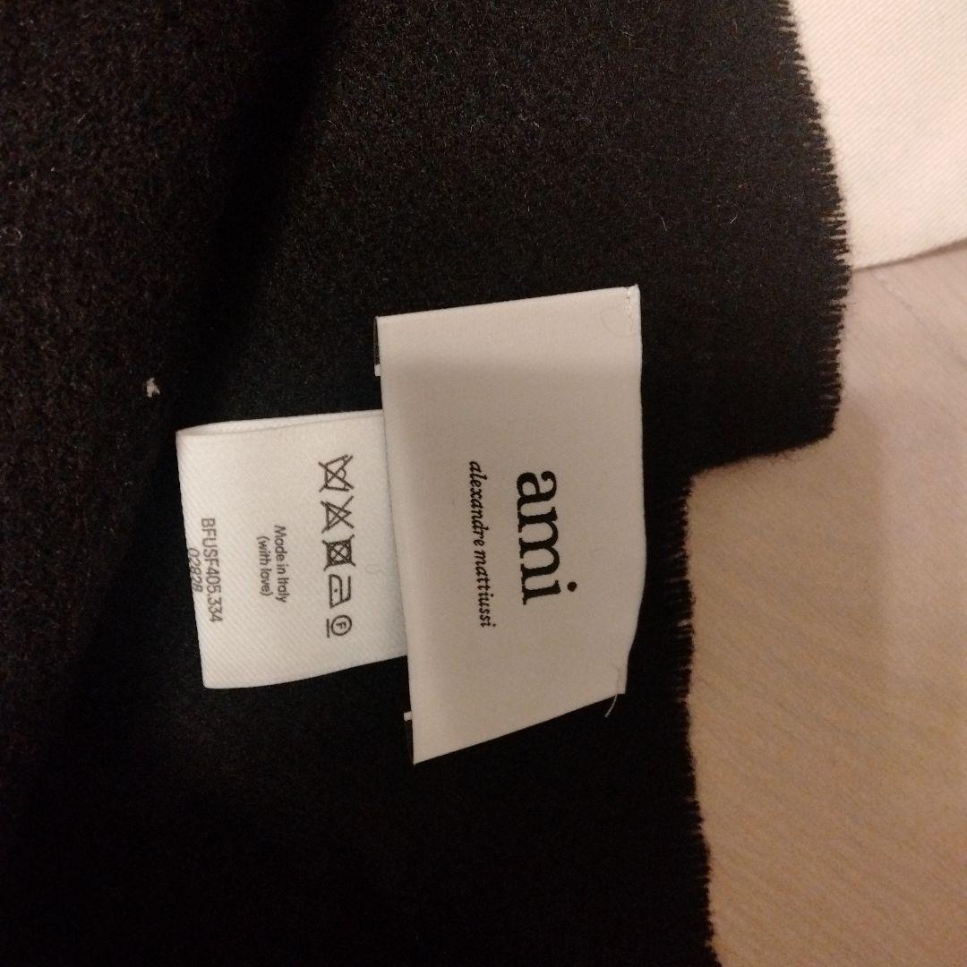 AMI PARIS ハートA ロゴマフラー