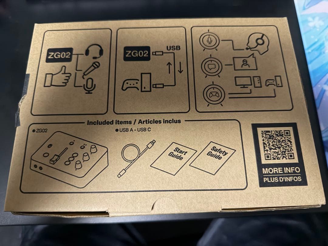 【未使用】ヤマハ YAMAHA ゲーム/配信用オーディオミキサー ZG02