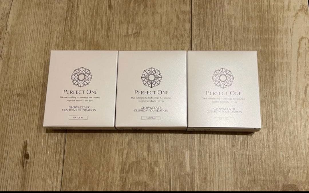 パーフェクトワン グロウ＆カバー クッションファンデーション レフィル × 3個