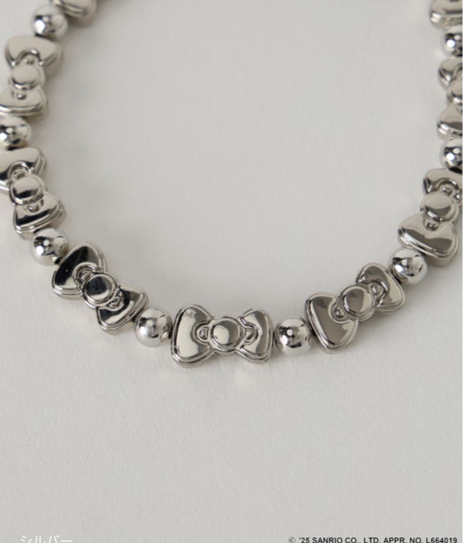 HELLO KITTY*S&S*HASHIBAMI リボンビーズハンドストラップ