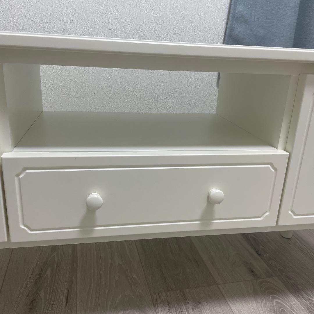 フランフラン　ミーオ TVボード ホワイト (W980×H500) テレビ台