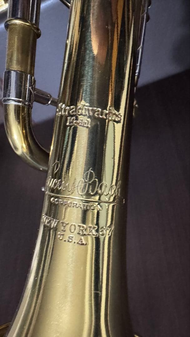 4桁 Bach Stradivarius New Yorkビンテージトランペット