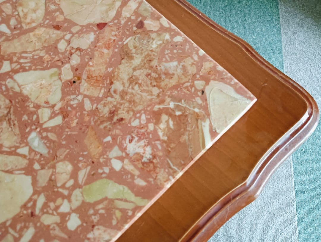 イタリア製  センターテーブル大理石 アンティーク【家財おまかせ便 配送予定】