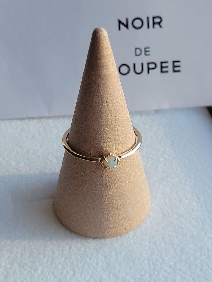 美品★K10 YG NOIR DE POUPEE リング 指輪 オパール