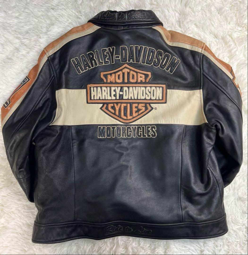ハーレーダビットソン レザージャケット メンズ シングルライダース