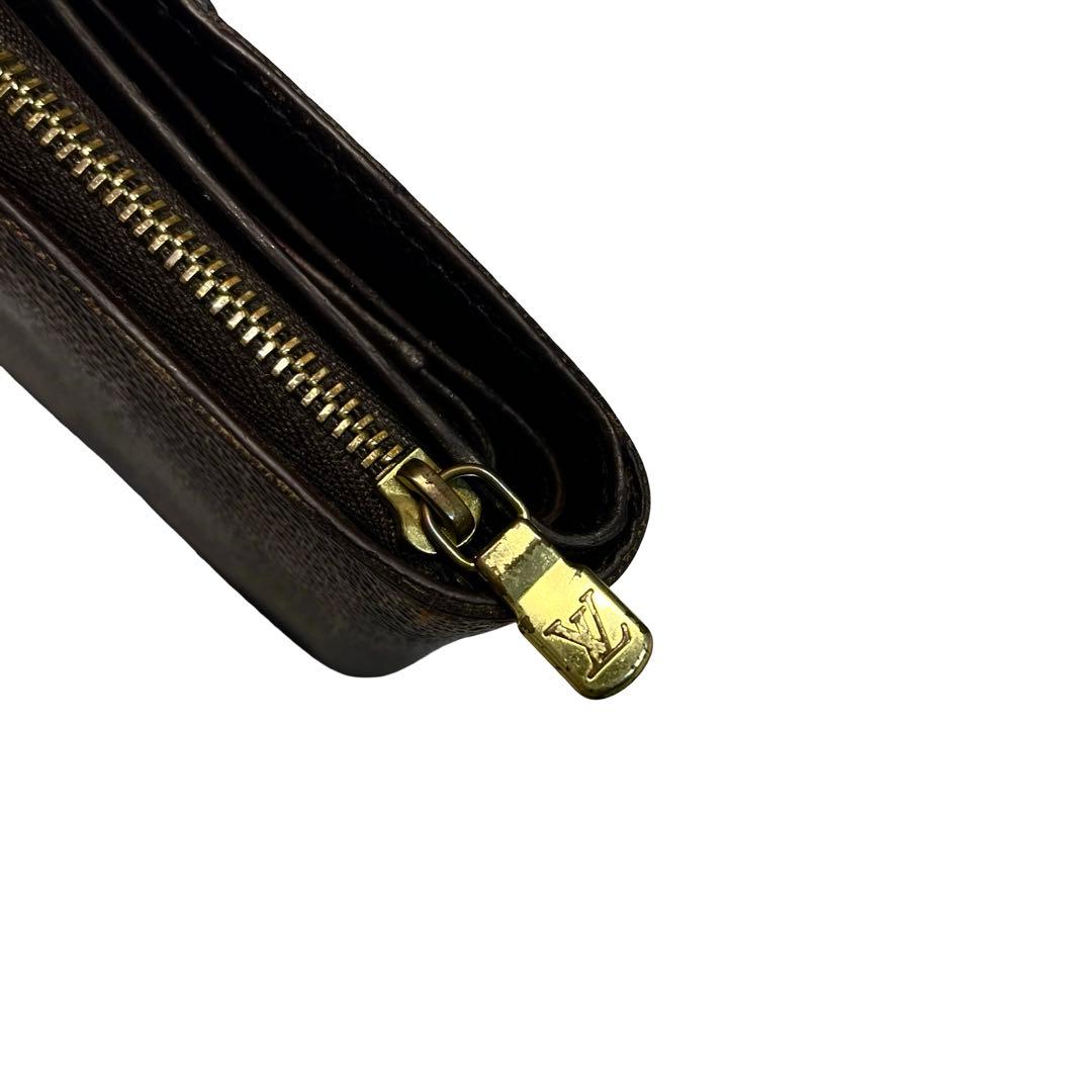 希少✨ルイヴィトン ポルトフォイユ ダミエ PVC 二つ折り財布 ブラウン