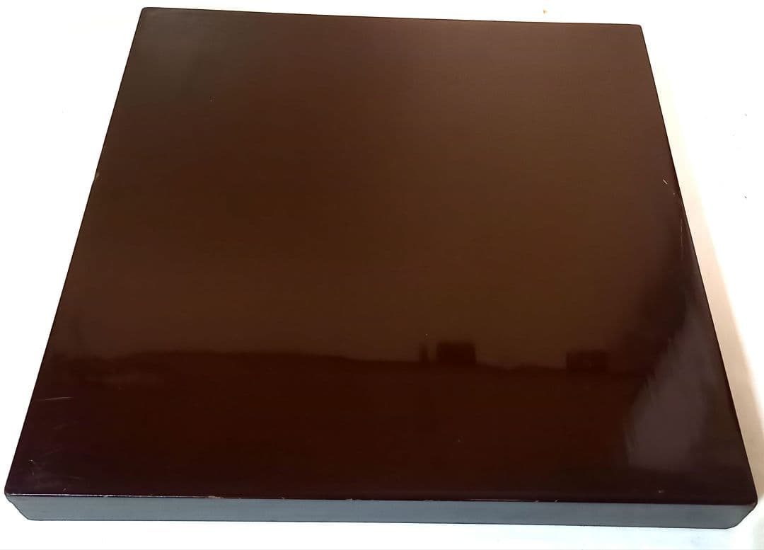 【最終価格】【時代物:文政】金蒔絵 草花文 角盆 2枚揃 共箱付　封書付