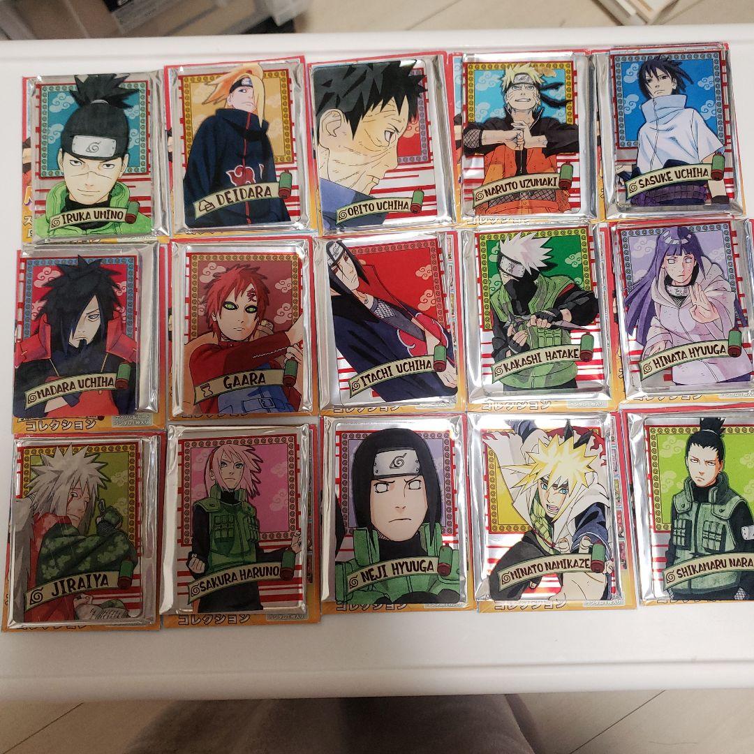 NARUTO ナルトステータスカードコレクション第一弾全15種類