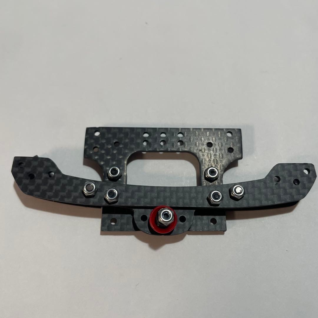 ミニ四駆　フロント段下げATスラダン　提灯　リアアンカー　社外カーボン3点セット