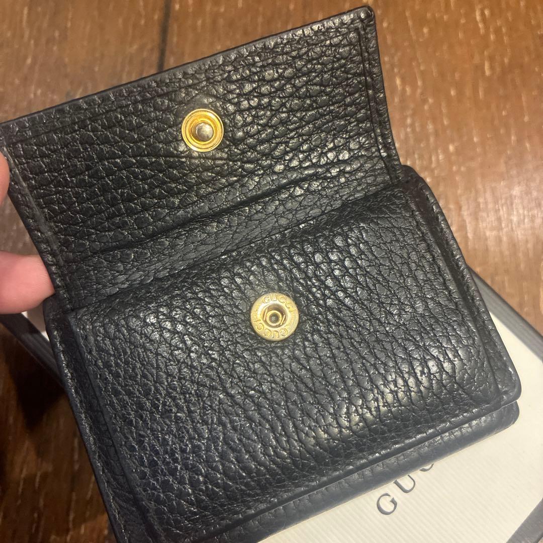 胡桃様　GUCCI 三つ折り財布　黒