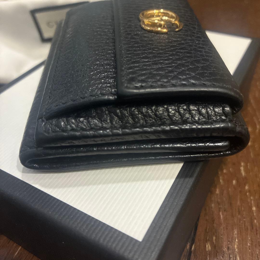 胡桃様　GUCCI 三つ折り財布　黒