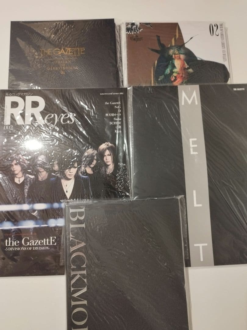 the GazettE パンフレット 写真集