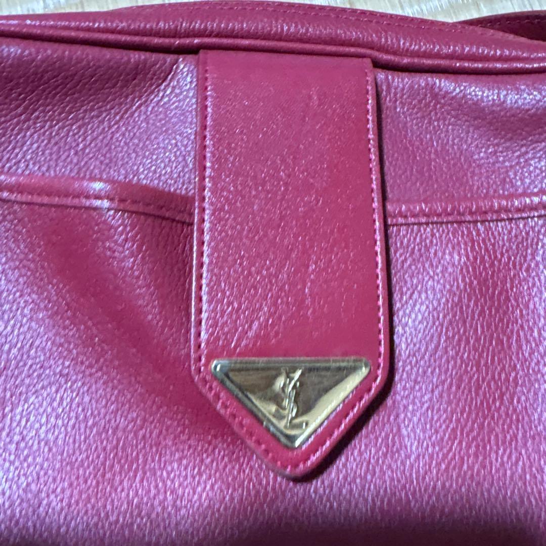 タ*マ様 YSL バーガンディ ショルダーバッグ