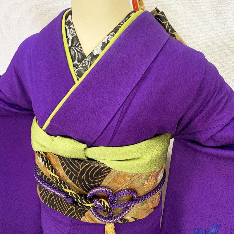 506z28,412y21,小物類,503u35,レース半衿☆中振袖 古典柄