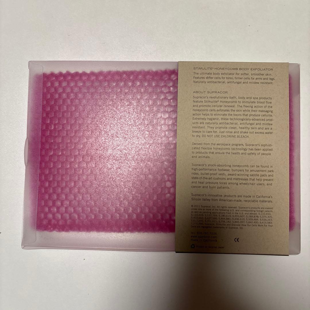 スプラコール スティミュライト ハニカムボディ用ピンク、シャワーキャップ