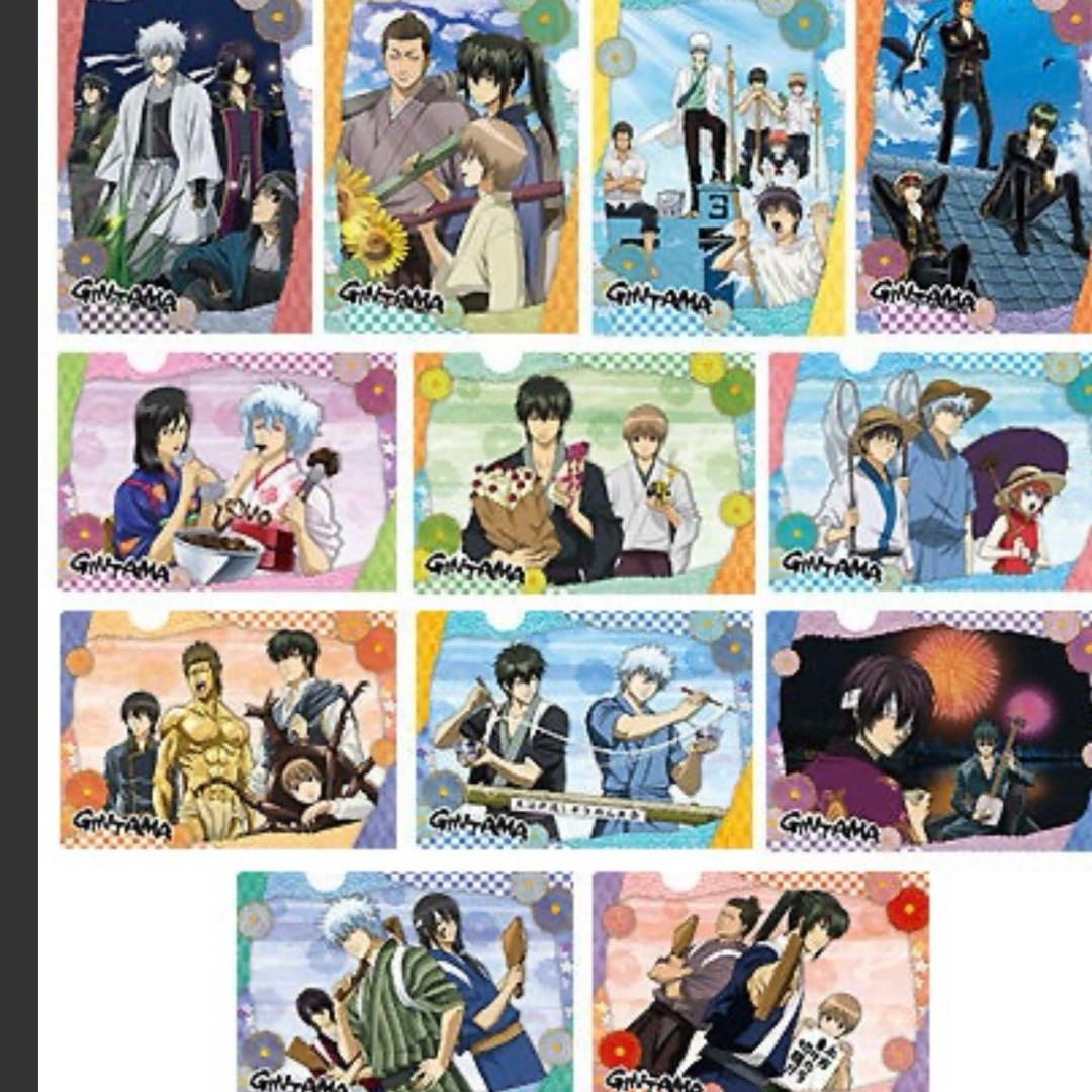 銀魂 ミニクリアファイルコレクション 全１２種類 コンプリート 当時物 レア