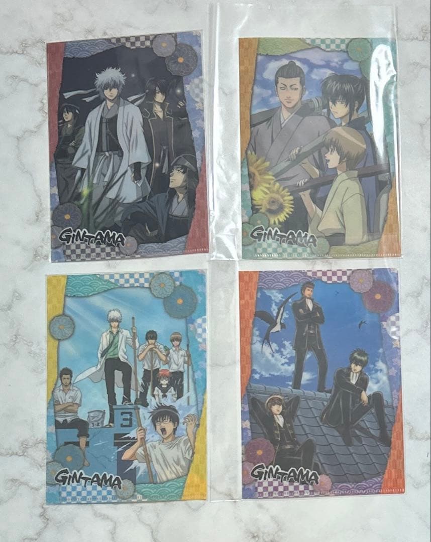 銀魂 ミニクリアファイルコレクション 全１２種類 コンプリート 当時物 レア