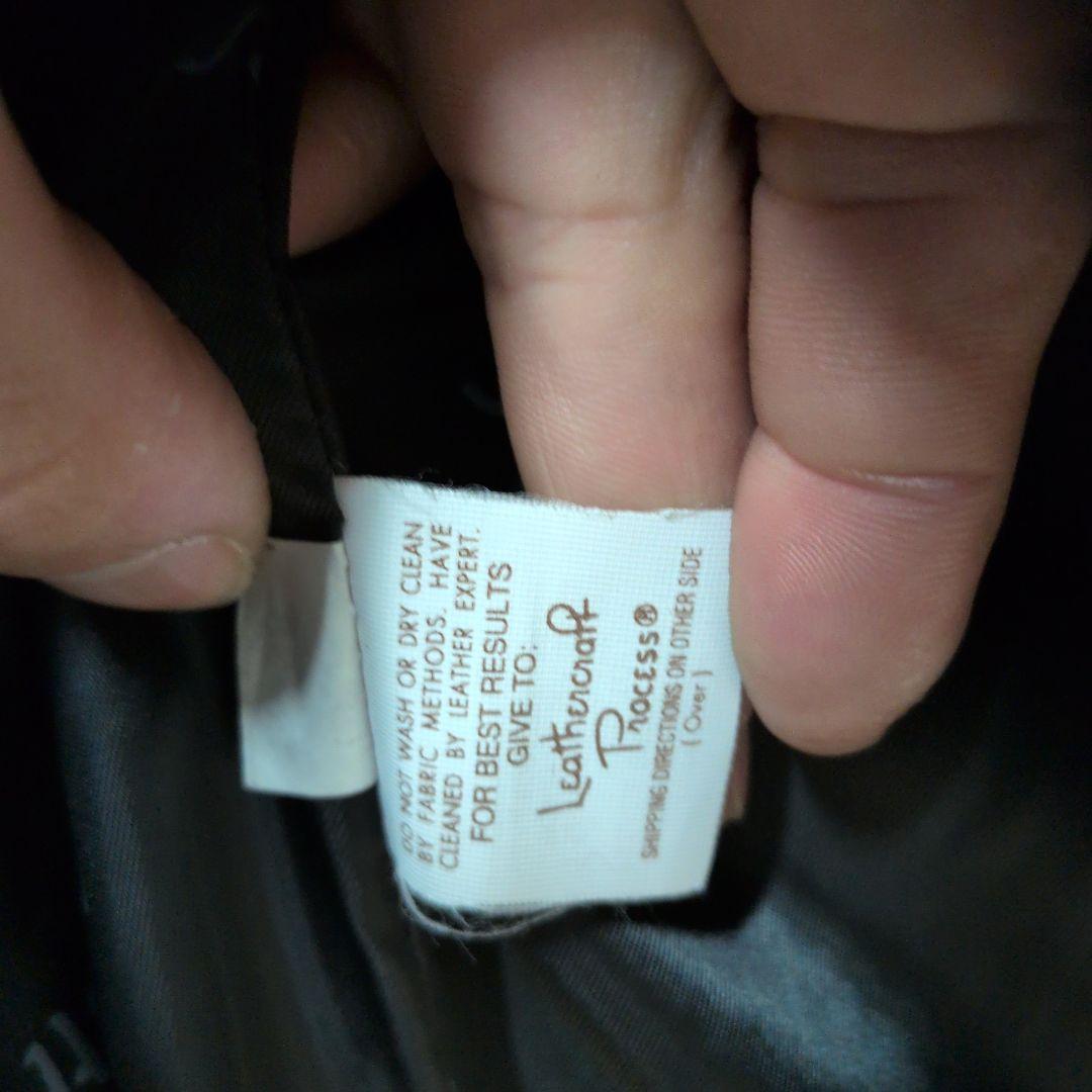 最終値下げショット　シングルライダース　黒　本革　サイズ 36