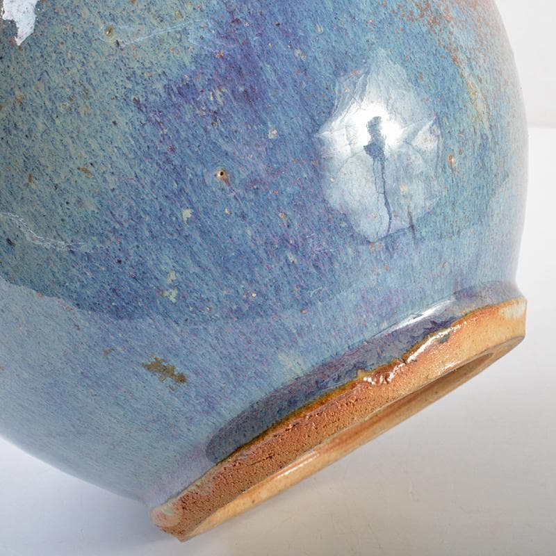 中国　海鼠釉　窯変　長顎瓶　N　R5927B