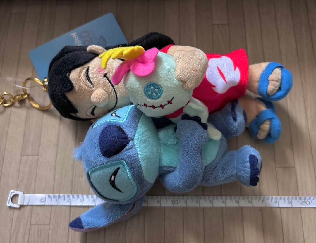リロ&スティッチ ぬいぐるみキーホルダー