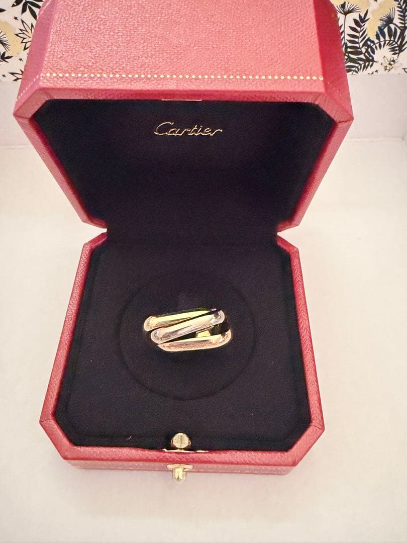 カルティエ トリニティ クッション リング、クラシックモデル 59号