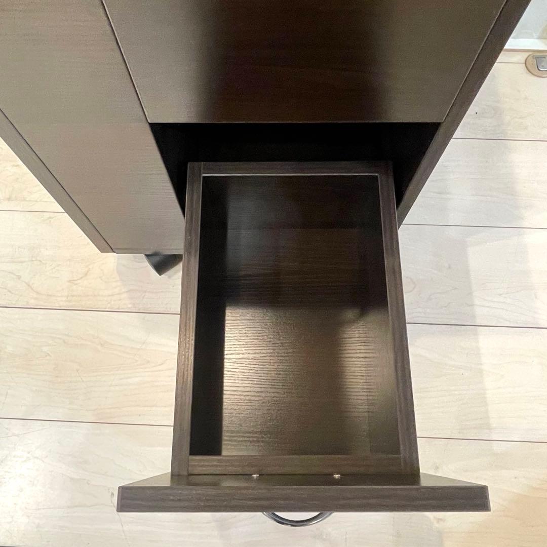 【美品】ETBELLA 折りたたみ ネイルテーブル キャスター付 ワゴンデスク