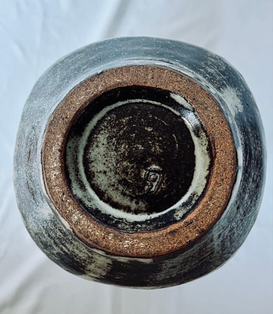 【未使用】島岡達三 益子焼 大型作品 象嵌赤絵壺