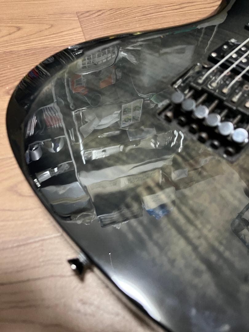 B.C.Rich Eagle シースルーブラック 虎目　Floyd Rose