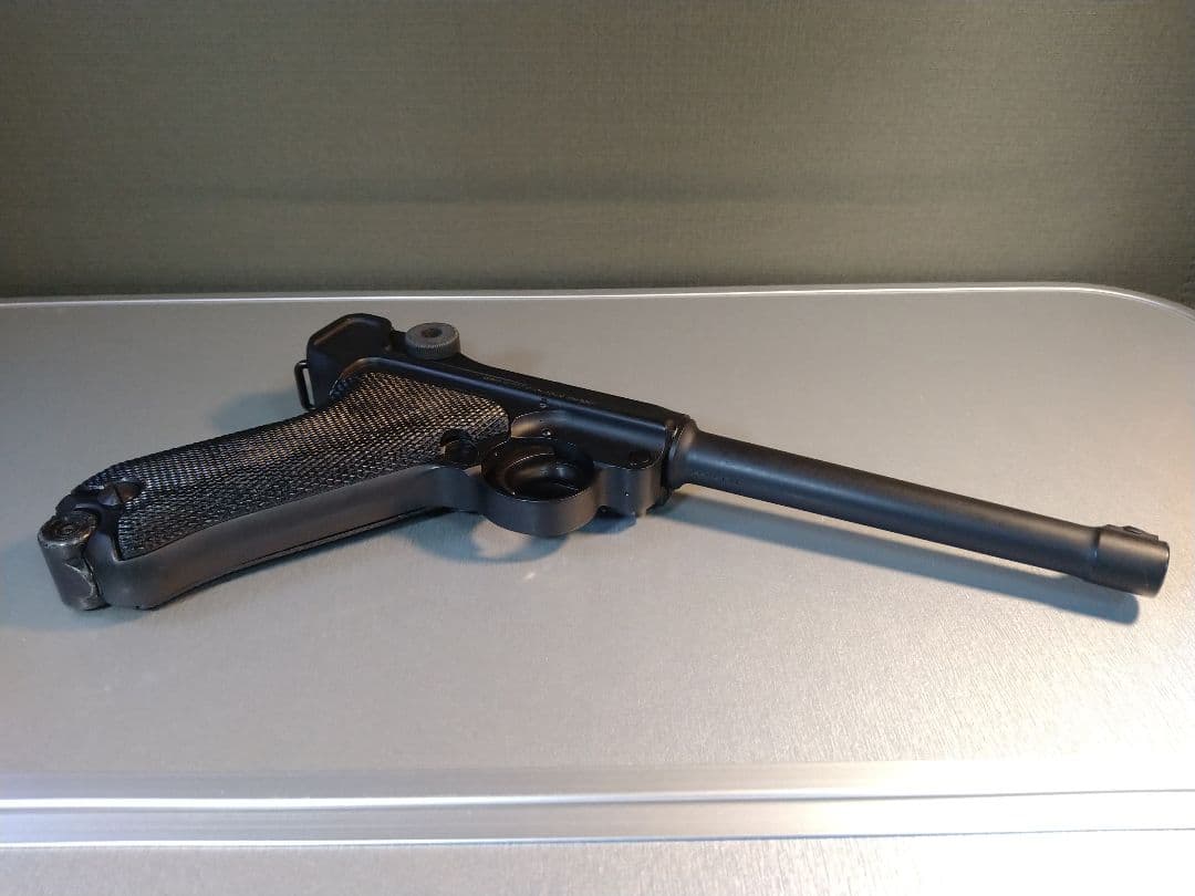 希少な美品！タナカ製　ルガーＰ０８　６インチ！　作動快調なガスブロ、ガス漏無し！