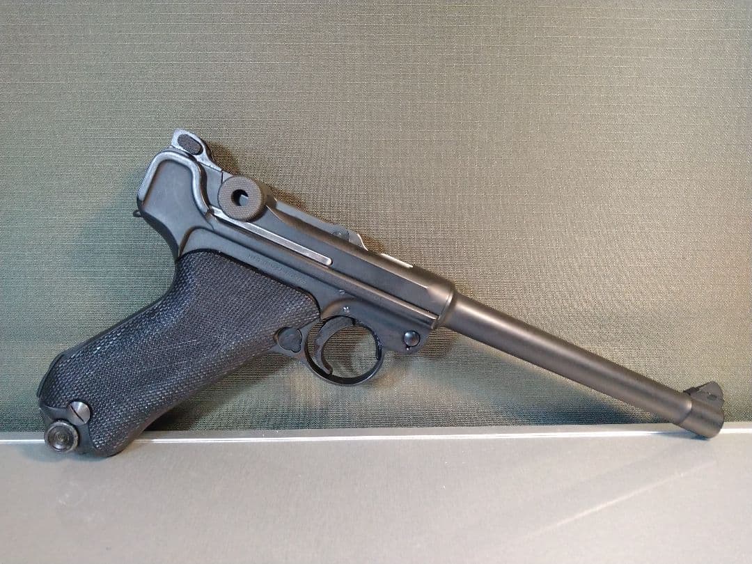 希少な美品！タナカ製　ルガーＰ０８　６インチ！　作動快調なガスブロ、ガス漏無し！