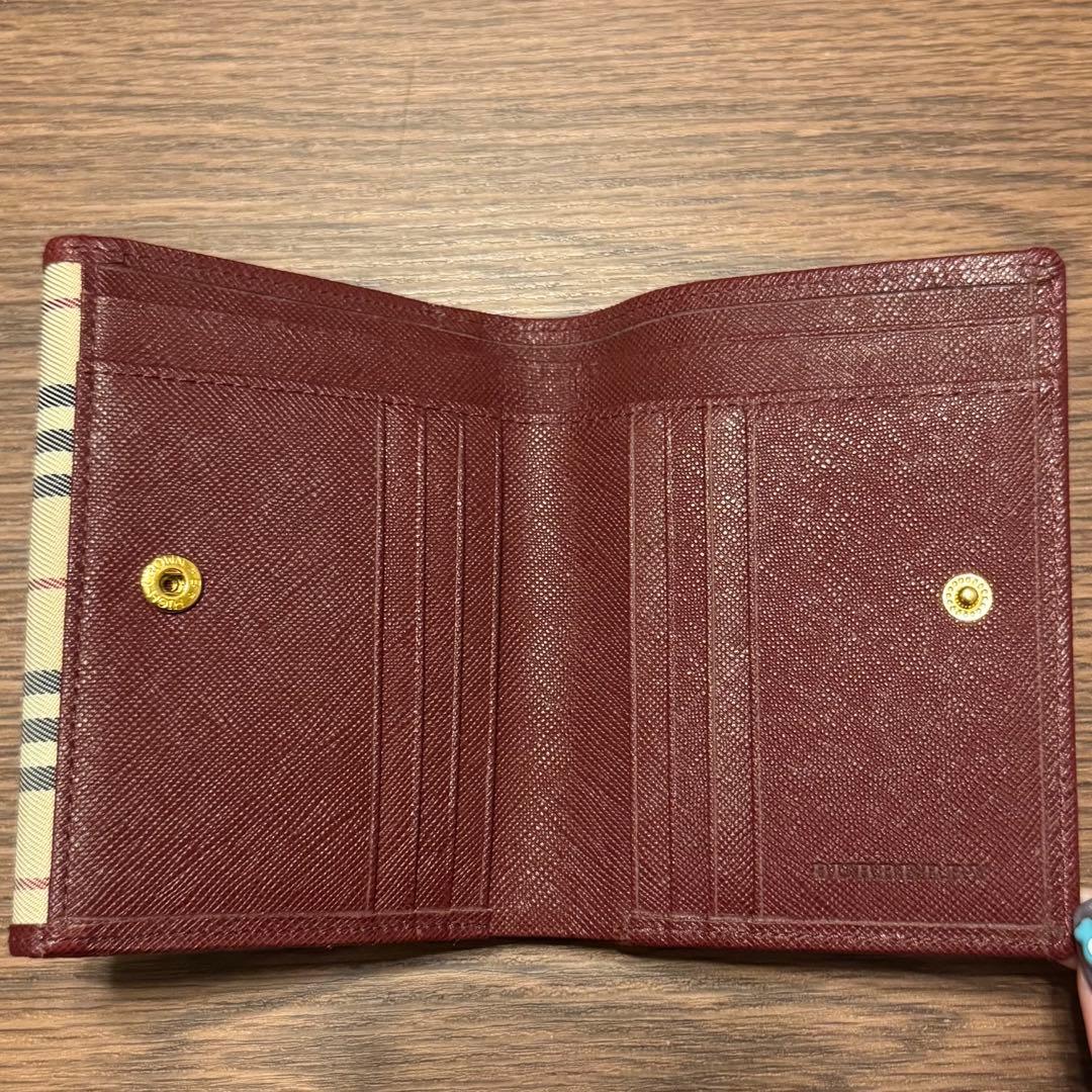 12/25日まで限定値下げ！【超美品】BURBERRY バーバリー 三つ折り財布