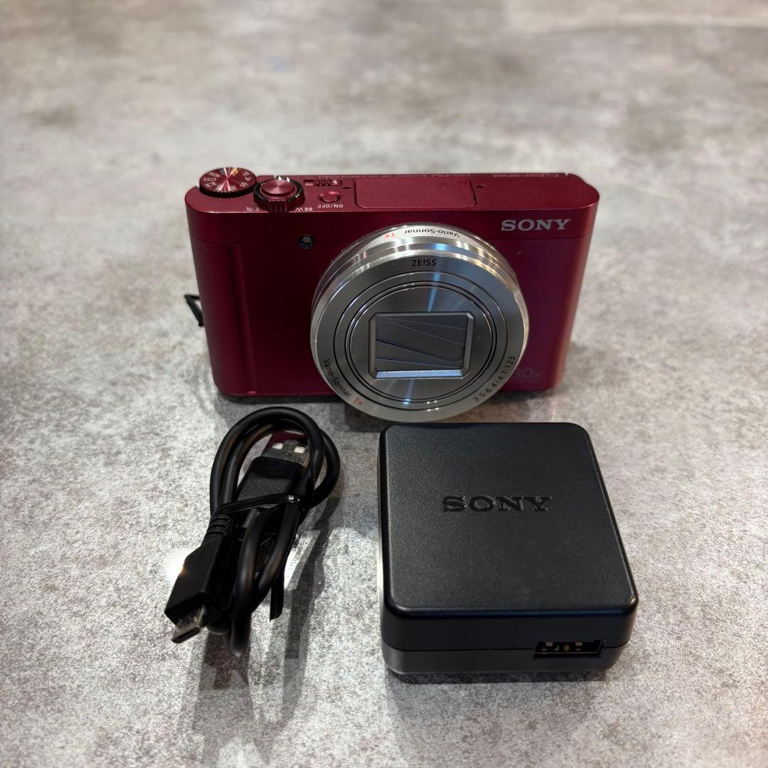 SONY DSC-WX500 レッド コンパクトデジタルカメラ