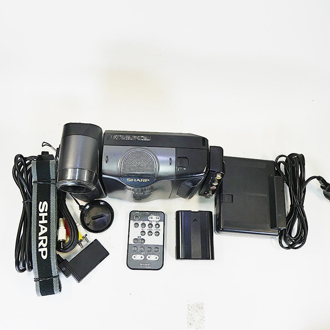 動動作良好 ビデオHi8 シャープ VL-HL50 8ミリビデオカメラDVD化に