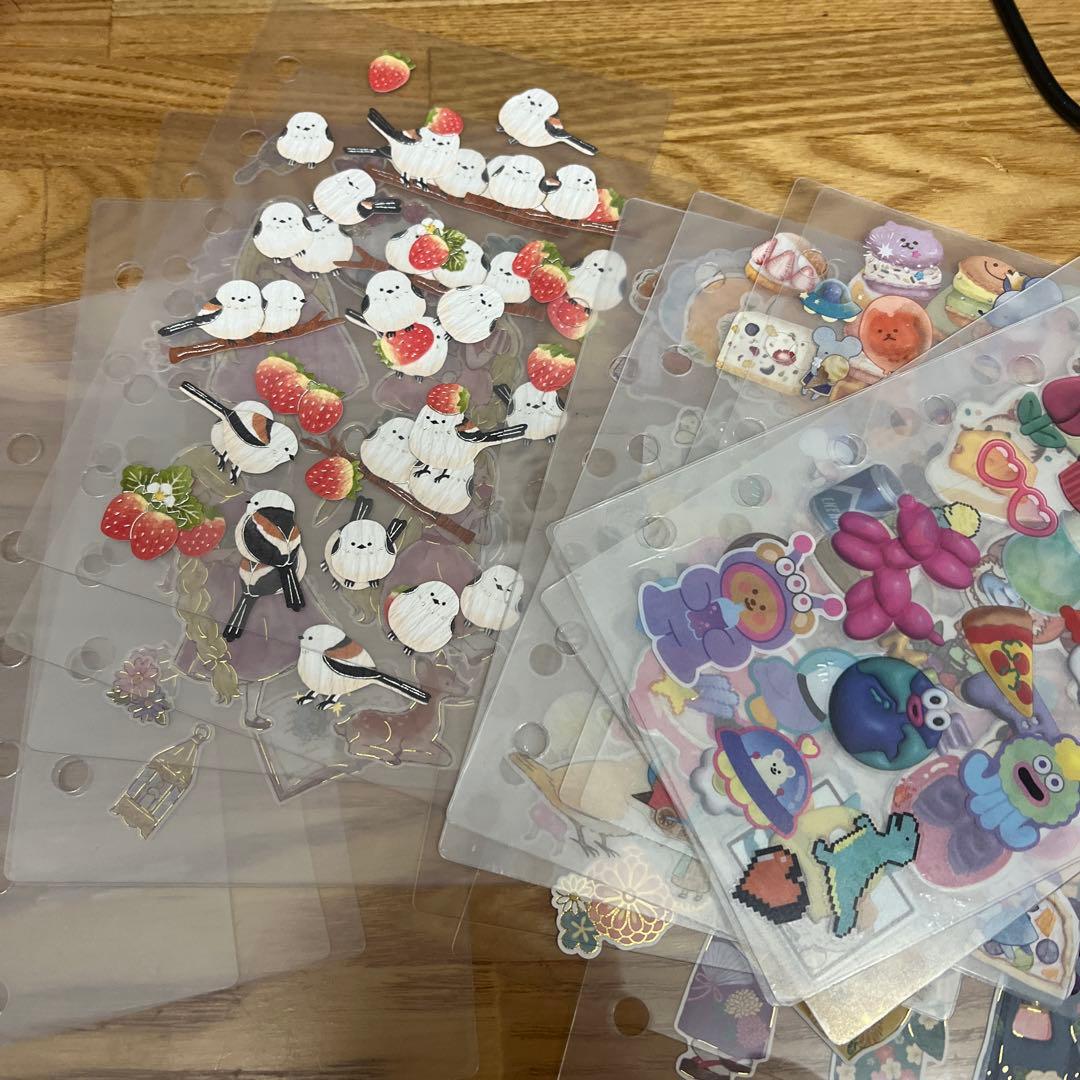 ボンボンシール硬いサンリオハシビロコウ他おまけ付き最後ページ