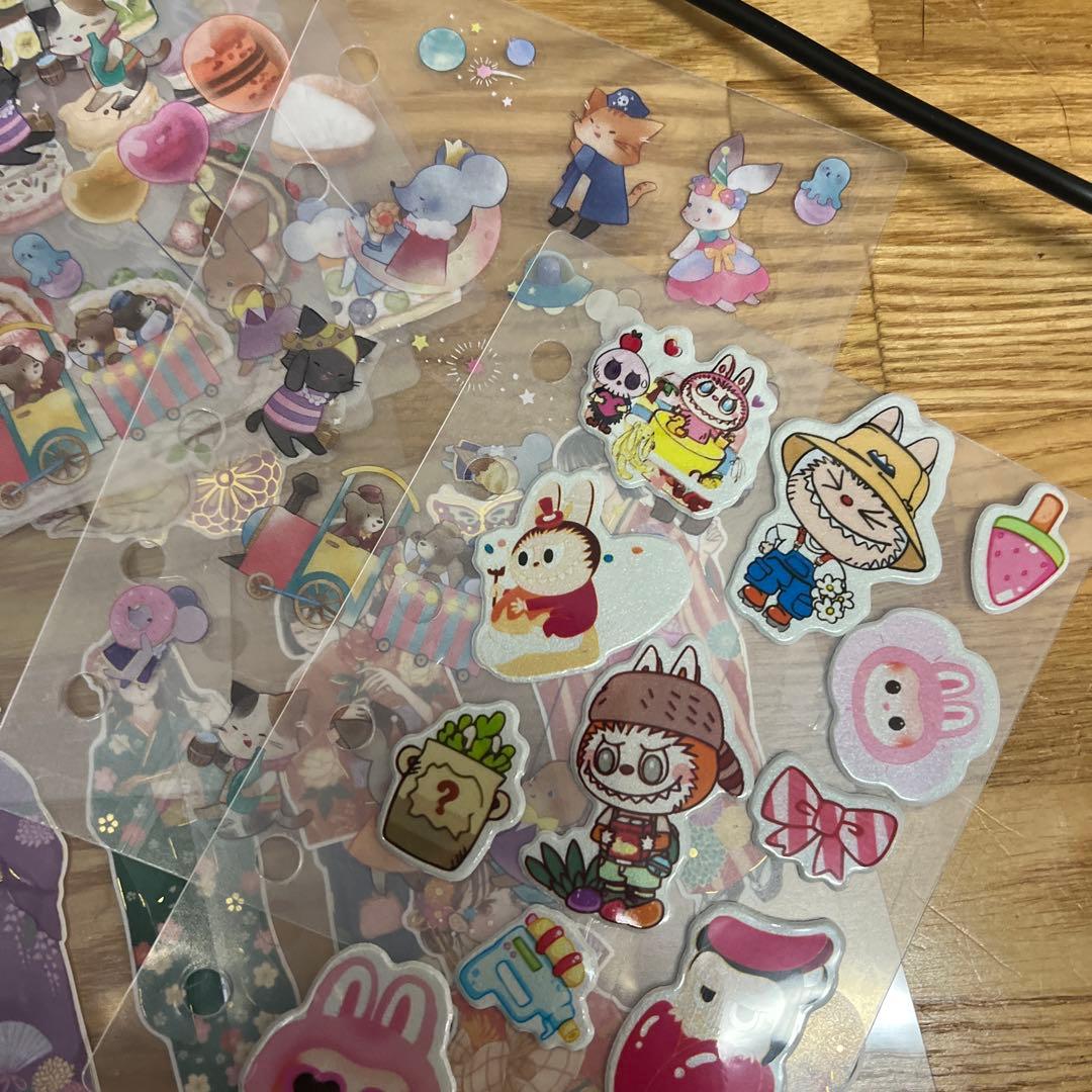 ボンボンシール硬いサンリオハシビロコウ他おまけ付き最後ページ