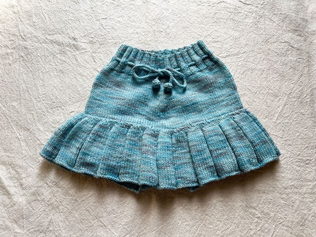 【misha & puff 】skating skirt 5y lake