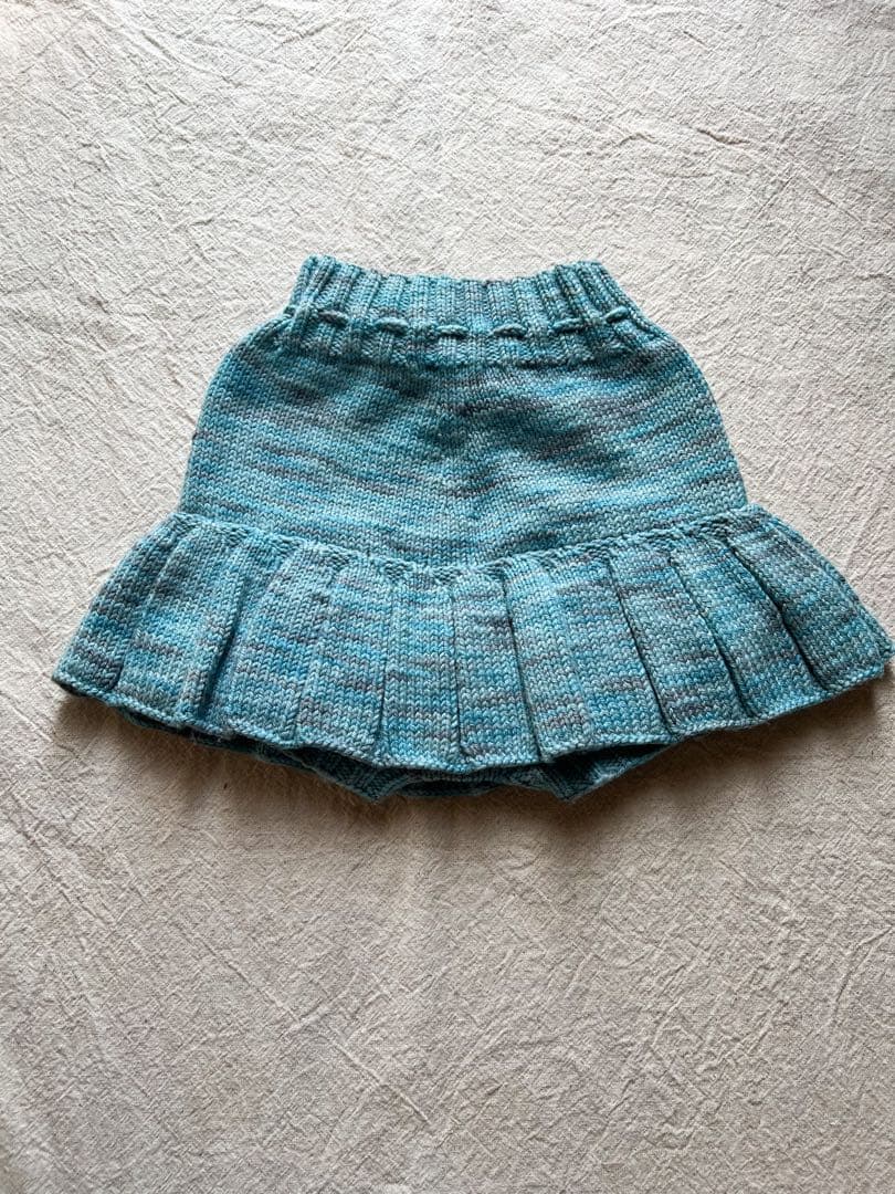 【misha & puff 】skating skirt 5y lake