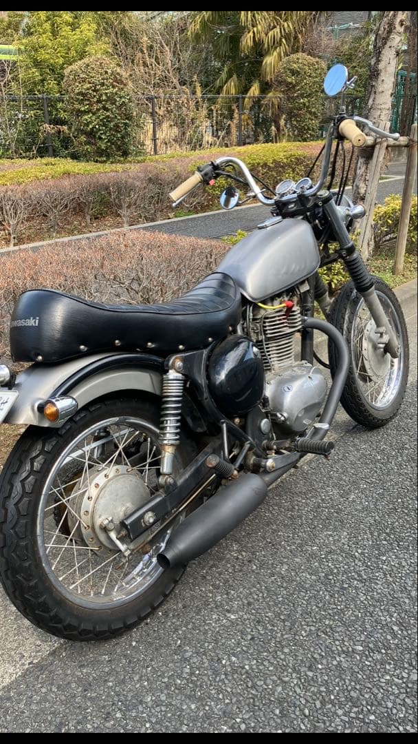 Kawasaki 250TR タンク　無塗装仕上げ　凹み無し　エストレヤにも