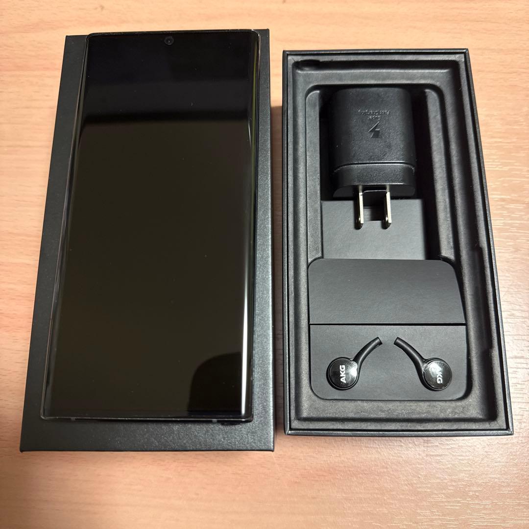 Galaxy Note10+ 本体 充電器 イヤフォン付き